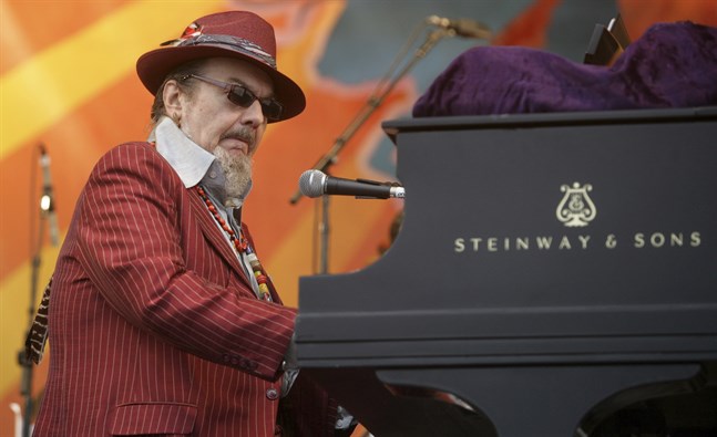 Dr John uppträder i hemstaden New Orleans. Arkivbild.