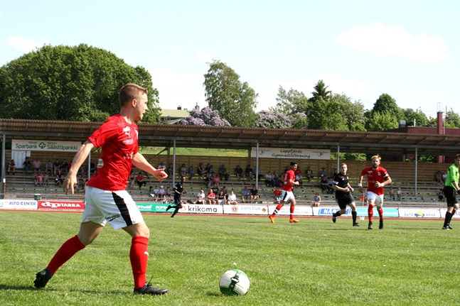 Sporting och backen Jere Moilanen hade en tung eftermiddag på Kristinaplan.