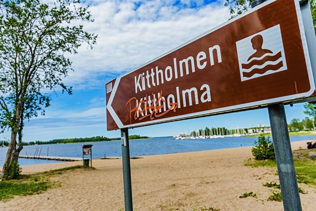 Kittholmens strand får en ny parkeringsplats.