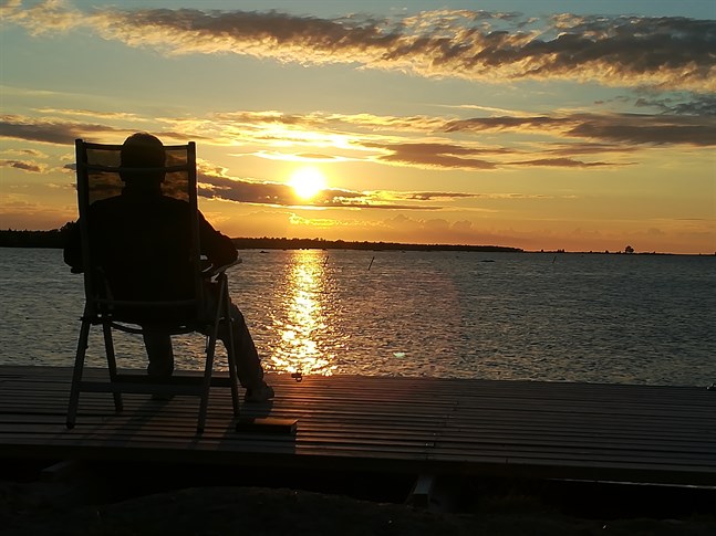 Svedjehamn på midsommarafton.