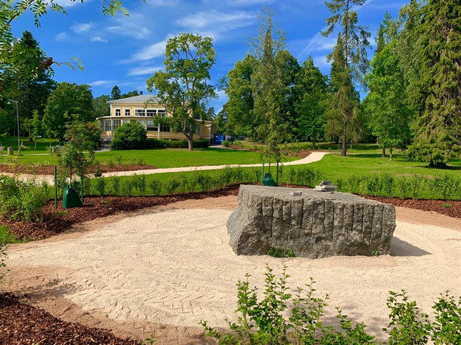 Toddystenen i Sandviksparken.