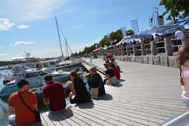 Kristinestad visade hela sin fantastiska potential i samband med marknaden.