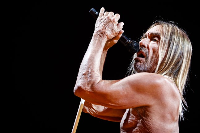 Iggy Pop är albumaktuell igen. Arkivbild.