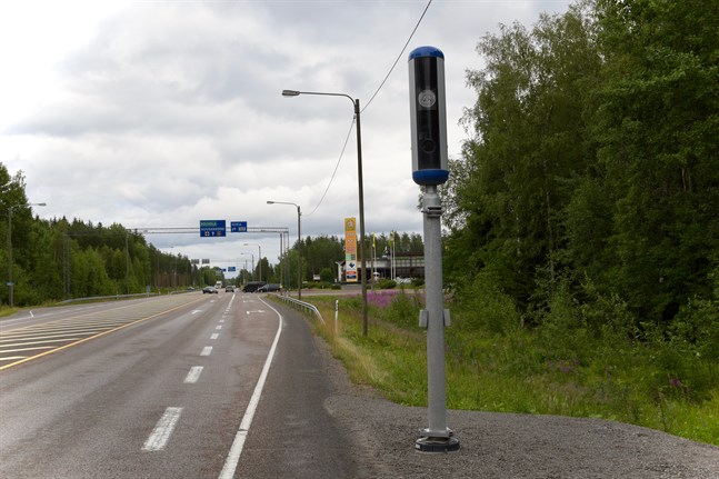 Så här ser den nya modellen av fartkamerorna ut. I sommar dyker de upp längs vägarna.