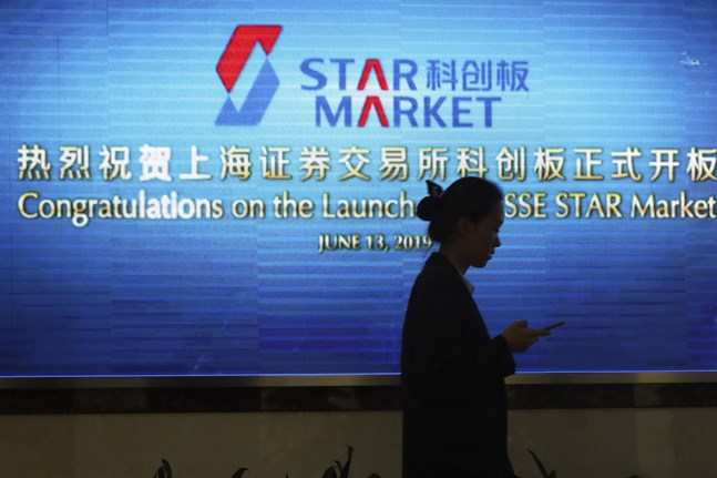 Handeln har inletts på Shanghais Star market.