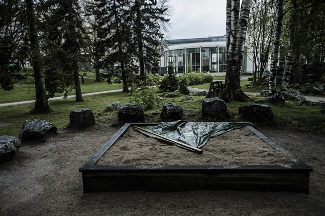 Skolparken i Jakobstad.