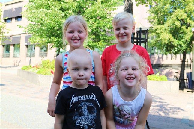 Linn, Linus, Liam och Lilly Vestman