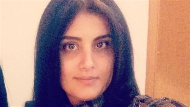 Den saudiarabiska kvinnorättsaktivisten Loujain al-Hathloul. Arkivbild.