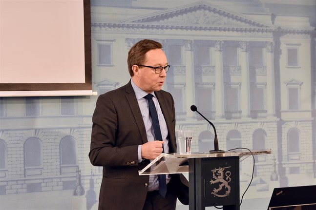 Finansminister Mika Lintilä berättade om Finansministeriets budgetförslag på onsdagen.