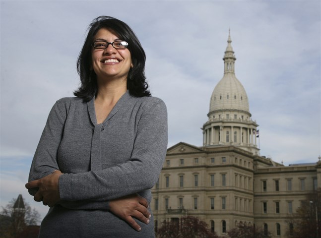 Den demokratiska kongressledamoten Rashida Tlaib. Arkivbild.