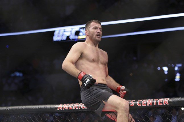Stipe Miocic besegrade Daniel Cormier och är därmed ny UFC-tungviktsvärldsmästare. Arkivbild.