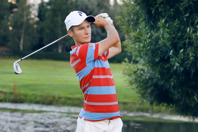 Jonathan Nylén gick segrande ur Vasa golfmästerskapet.