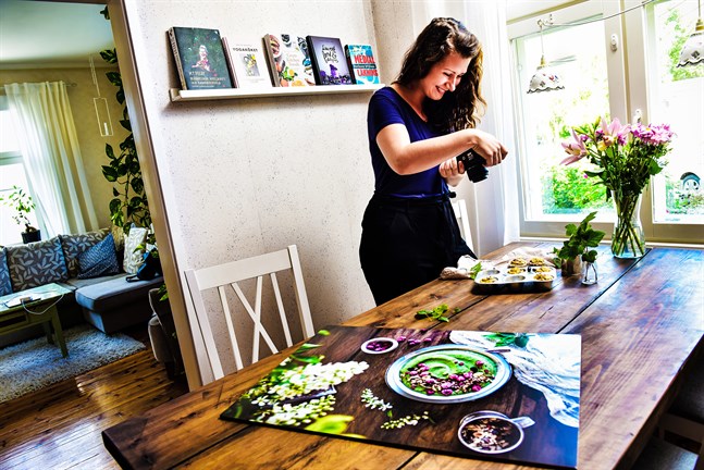 Nathalie Aurén tar helst bilder i naturligt ljus.