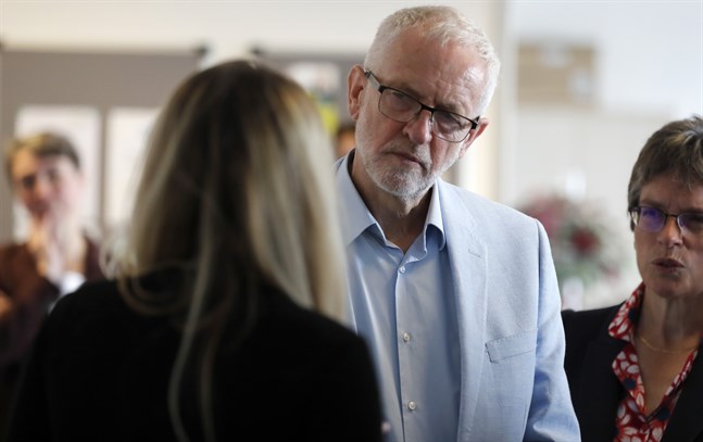 Storbritanniens oppositionsledare Jeremy Corbyn. Arkivbild.