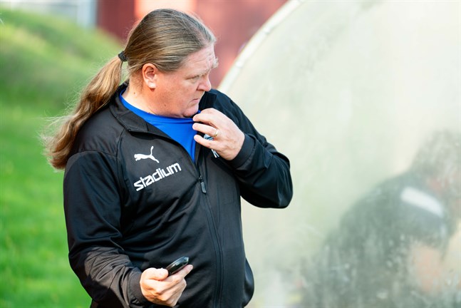 Den före detta Jarospelaren Kim Suominen när han gästade Jakobstad med TPS B-juniorer 2019.