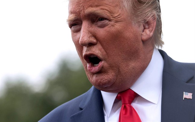 USA:s president Donald Trump får kritik.