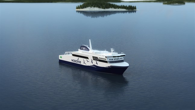 Det blir Wärtsiläs system som ser till att nya Wasaline navigeras tryggt i Vasa skärgård.