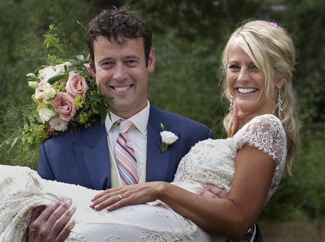 Ulrika Jonsson gifte sig med brittiske Lance Gerrard-Wright, som deltog som ungkarl i dejtingshowen "Mr Right", som Jonsson programledde. Arkivbild.