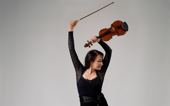 Liisa Makkonen är stämledare för II violin i Vasa stadsorkester.