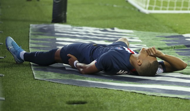 Kylian Mbappé är lårskadad. Arkivbild.