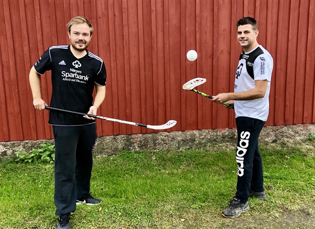 Jesper Prinsén, till vänster, och Rickard Sigg brukar göra massor med mål för sitt Vikings.