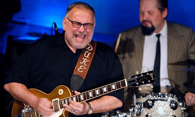 Salen var fylld till sista stol när Duke Robillard spelade med Wentus Blues Band på Ritz i Vasa för nio år sedan.