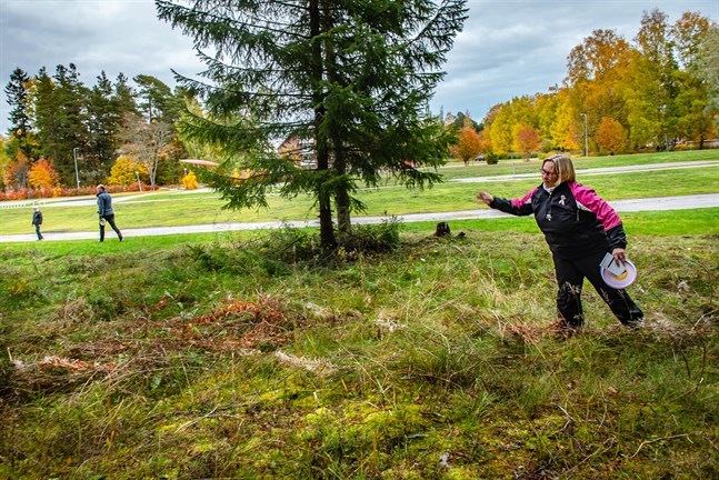Kristina Stenman kommer att ha ungefär en månads semester innan hon inleder sin nya tjänst. Kanske blir det tid för lite frisbeegolf.