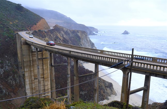 Bixby Bridge är kanske den mest fotograferade platsen längs Highway 1.