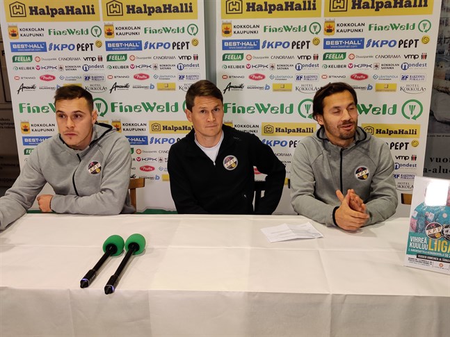 Juri Kinnunen, Jani Uotinen och Sebastian Mannström blickar med spänning fram emot det stundande ligakvalet.