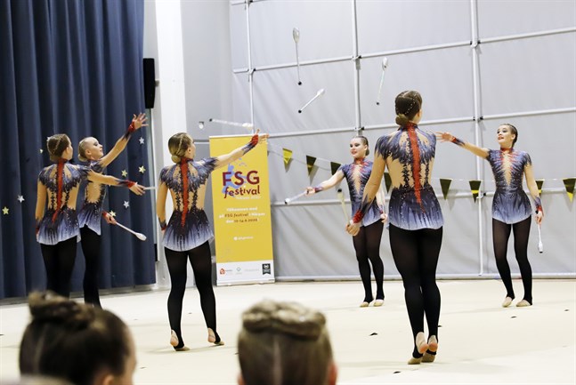 En av de sista gångerna som Vasa Gymnastikförenings grupp Amenyx uppträdde tillsammans var på FSG Cup vid Norrvalla i Vörå i början av november.