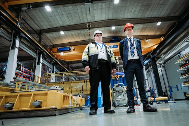 Toni Koskinen och Matti Vaattovaara är stolta över det arbete som görs i Vasa.