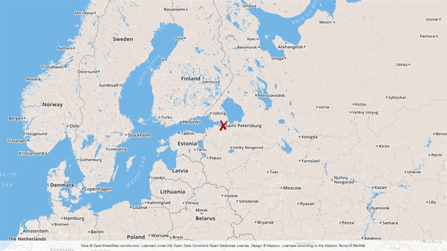 S:t Petersburg i Ryssland.
