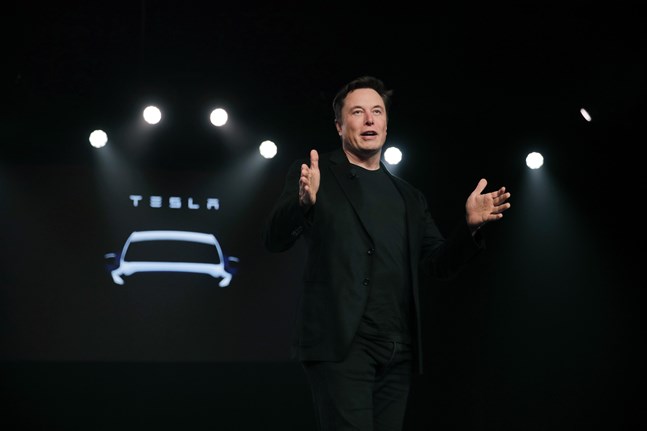 Teslas vd Elon Musk. Arkivbild.