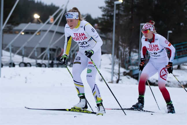 Julia Häger var knappt utanför topp-30 i Vuokatti.