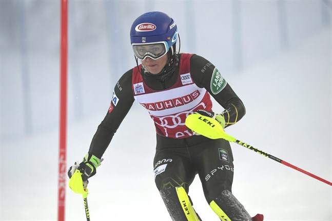Mikaela Shiffrin lade ännu en världscupseger till meritlistan på lördagen.