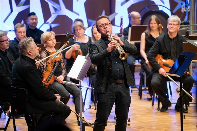 Jukka Perko briljerade stort på sopransaxofon.