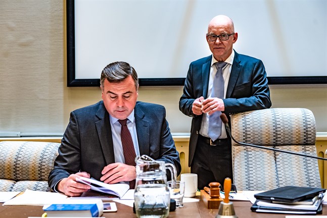 Nu är det arbete med budgeten 2021 som gäller för kommundirektör Stefan Svenfors och ekonomi- och utvecklingsdirektör Jan-Erik Backa.
