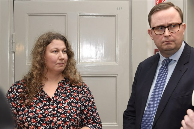 Paltas Tuomas Aarto och Heidi Nieminen från PAU.