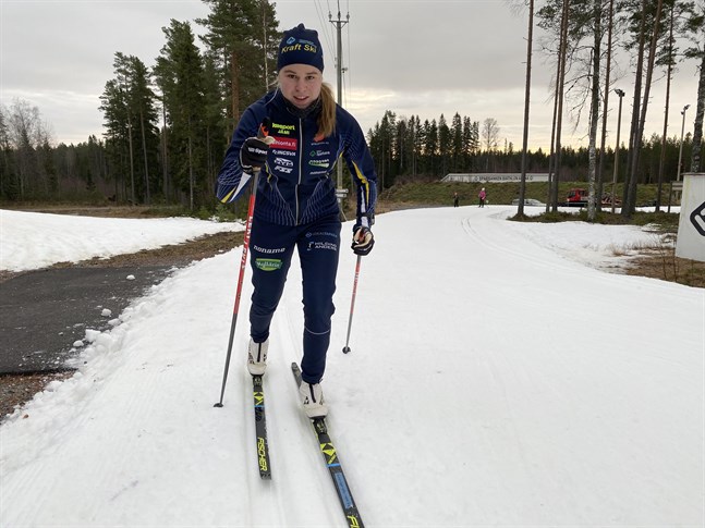 Starten i sprint är viktig. Frida Häggkvist har varit en av landets bästa sprintrar de senaste säsongerna.