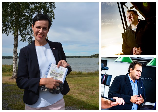 Viktor Kock och Steven Frostdahl sörjer Maarit Feldt-Ranta.