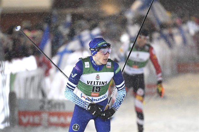 Ilkka Herola var bästa finländare i nordisk kombination med trettonde plats.