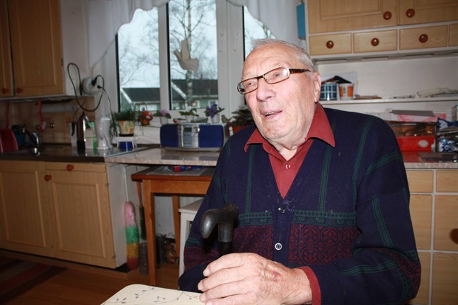 Den värsta dagen under vinterkriget var 23 december 1939 då sju Pörtomgossar dog, säger Verner Sved. Bilden publicerades i SÖ 28.11.2009.
