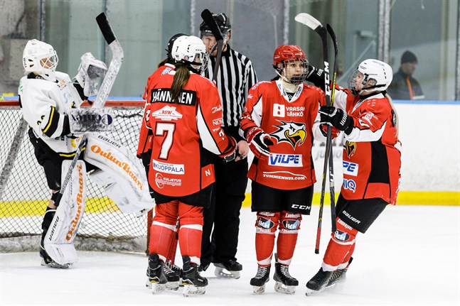 Noora Mylläri gjorde lagets enda mål.