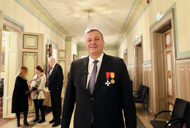 – Vi är inte i framsätet när det gäller nya medier, säger Kjell Skoglund som är huvudtalare i stadshuset på självständighetsdagen.
