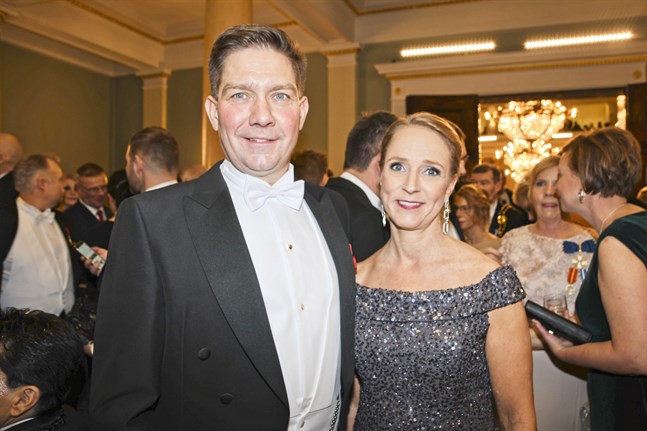 Thomas Blomqvist och hustrun Mia.
