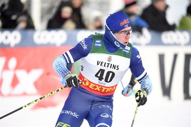 Markus Vuorela fick vara med om en intressant sista etapp där fartfördelningen pendlade mellan söndagslänk och elitspurt.