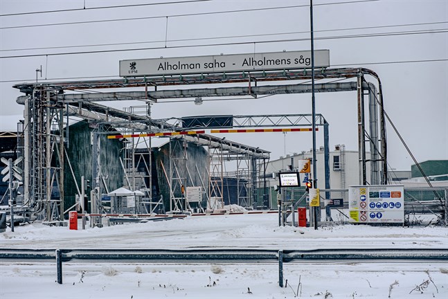 Alholmens såg. Arkivfoto.