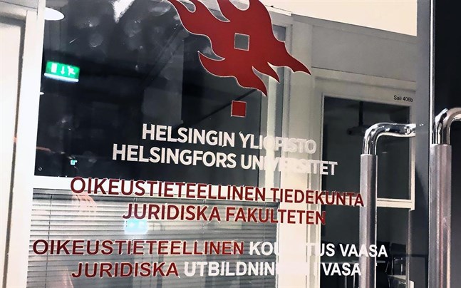 Helsingfors universitets juridiska fakultet i Vasa finns på Sandögatan 20.