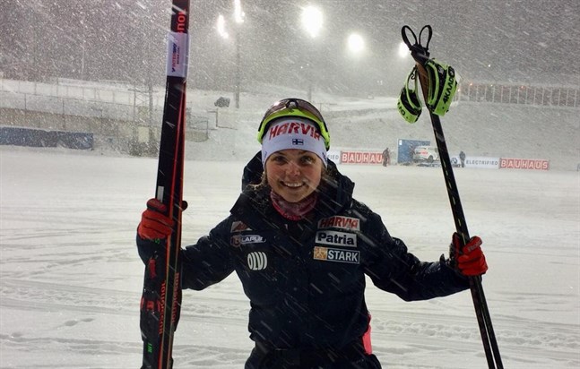 Heidi Kuuttinen fick en bra start på junior-VM i Schweiz.