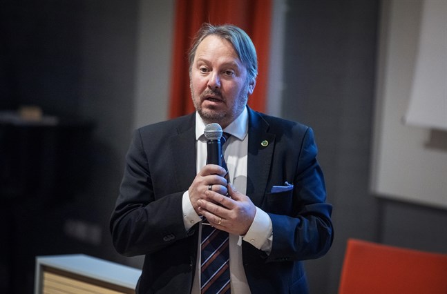 Mats Nylund, förbundsordförande för Svenska lantbruksproducenternas centralförbund.
